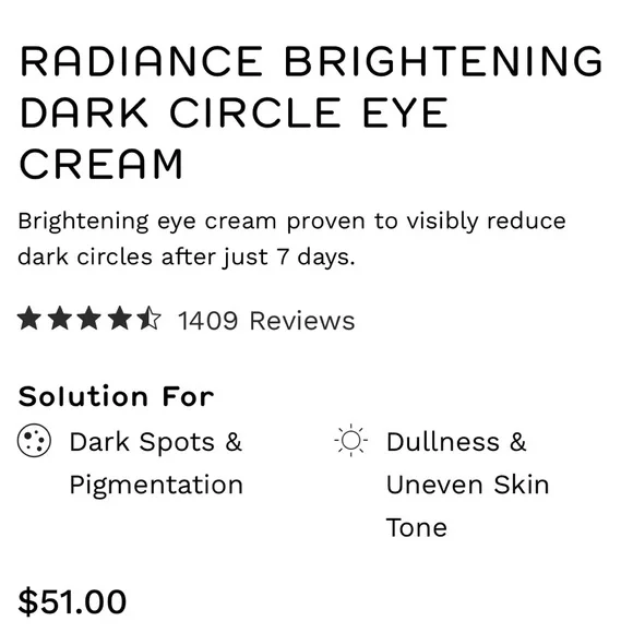 Brightening Dark Circle Eye Cream - Picture 5 of 9